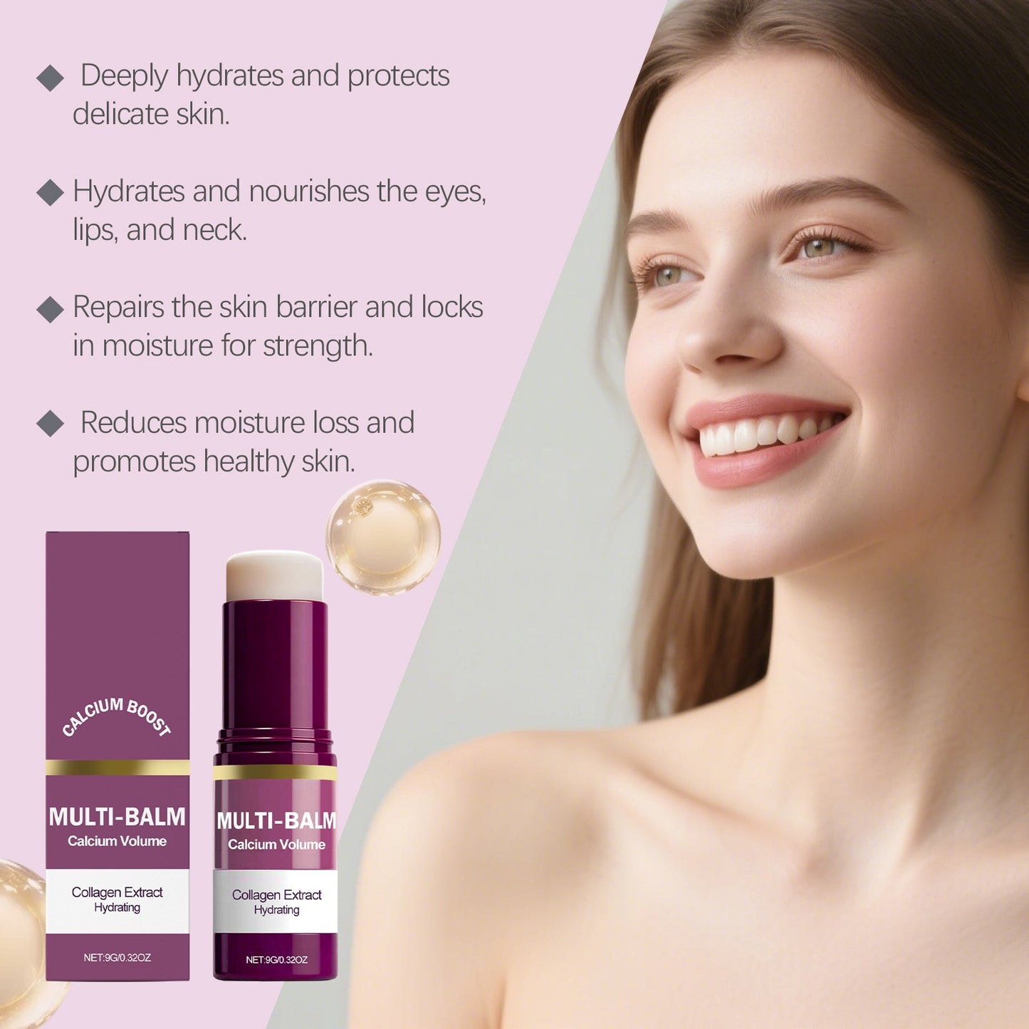 AMZ The Moisturizing Skin Care Stick Gently Hydrates, Locks In Moisture For Daily Use, Provides Comfortable Hydration, And Keeps The Skin Hydrated Day And Night