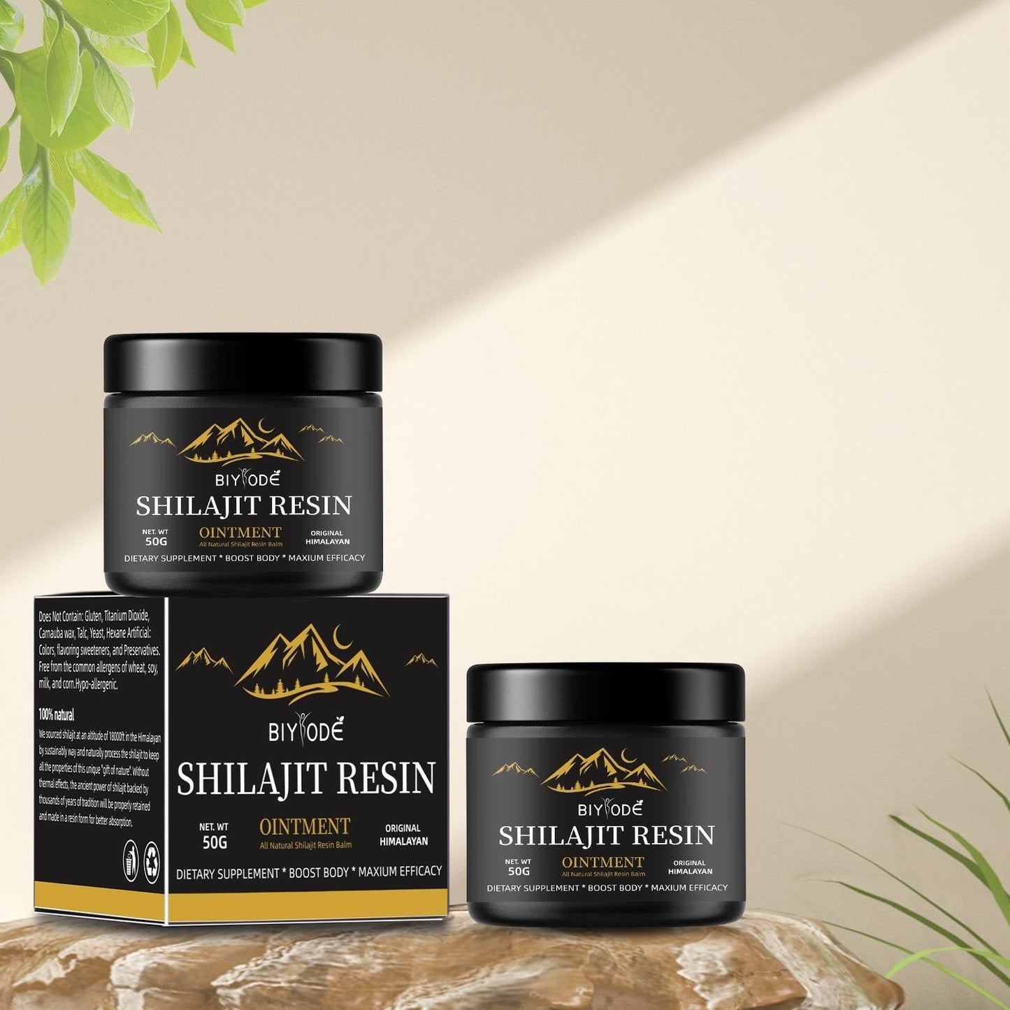 Pure Himalayan Shilajit Gummies with Ashwagandha Gokshura Herbal Energy & Vitality Supplement No Added Sugar | 60 Gummies