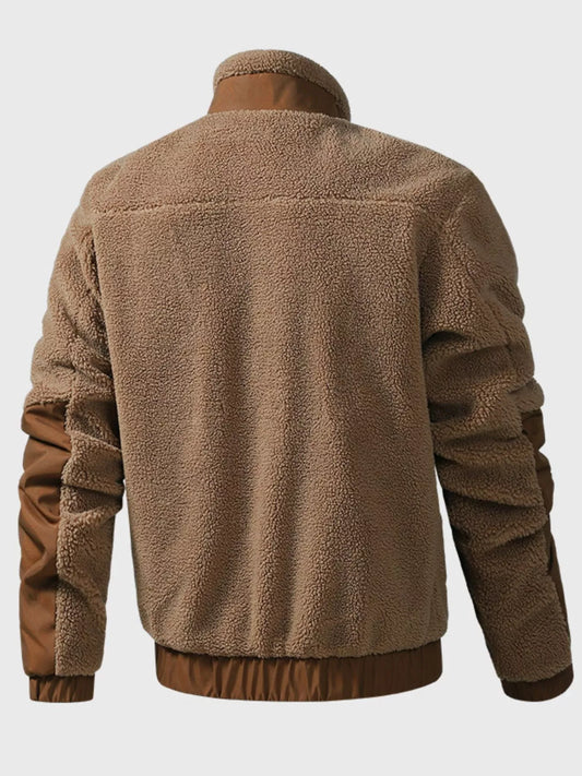 Men's Sherpa Fleece Zip-Up Jacket