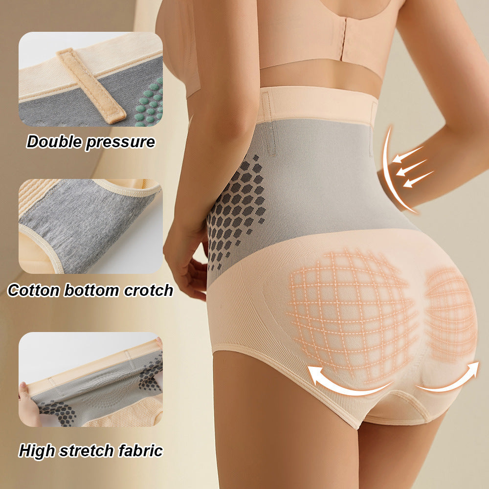 High Waist Honeycomb Abdominal Pants Postpartum Body Shaping Pants