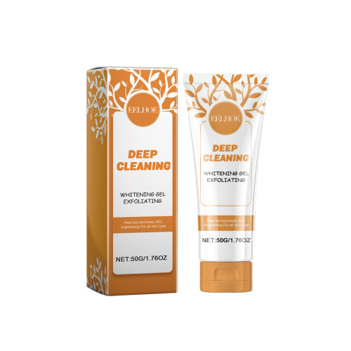 EELHOE Deep Cleaning Exfoliating Whitening Gel, Gentle Cleansing And Exfoliating Gel Nourishes Skin All Over