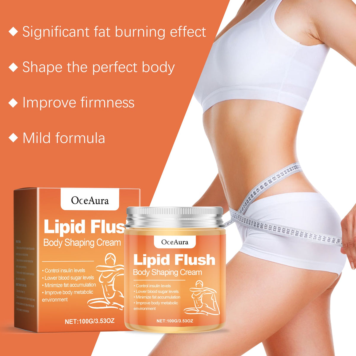 OceAura Body Fat Burning Slimming Cream