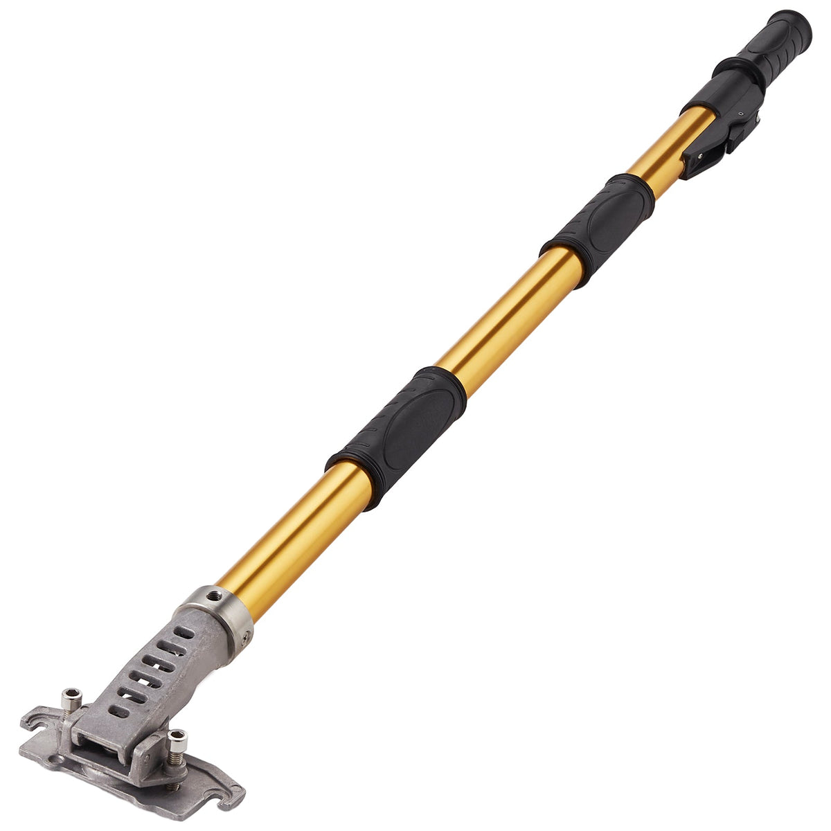 VEVOR Drywall Flat Box Handle, , Anodized Aluminum Flat Finishing Extension Handle, 5-Section Length Adjustable, Non-slip Grip And  Painting For Plasterboard, Wallboard, Sheetrock