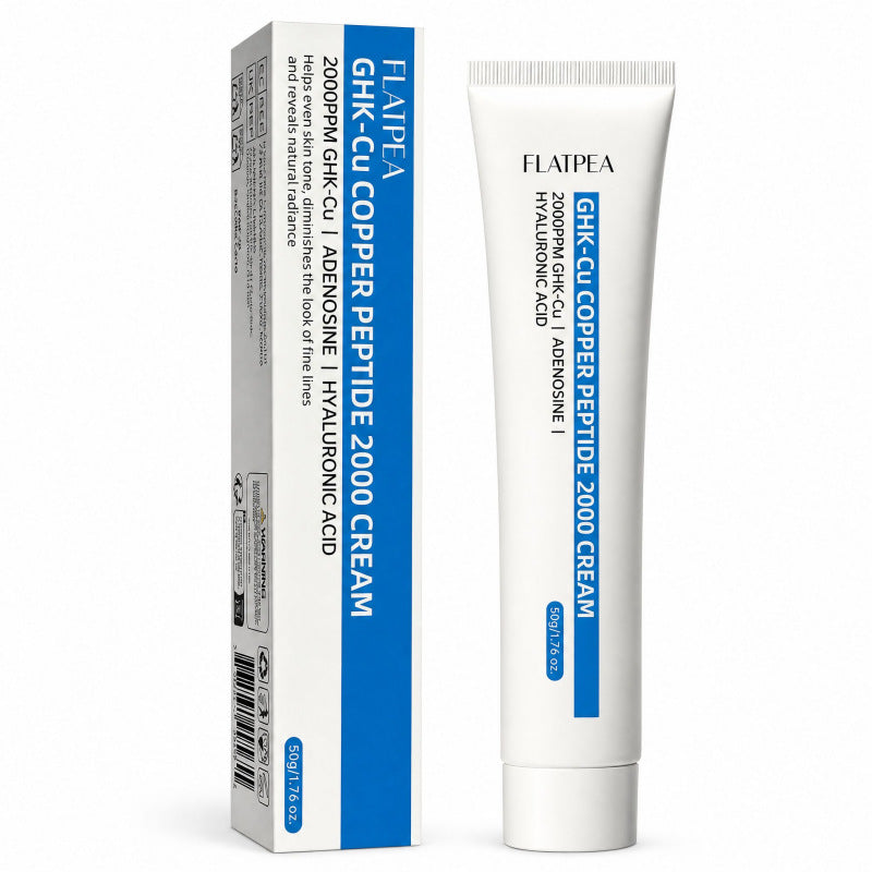 Cross-Border In-Stock Ghk-Cu Blue Copper Peptide 2000 Face Cream For Brightening, Moisturizing, And Reducing Fine Lines