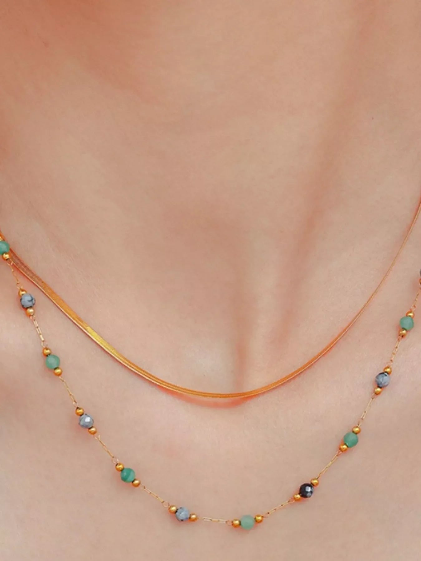 18K Gold-Plated Titanium Steel Necklace