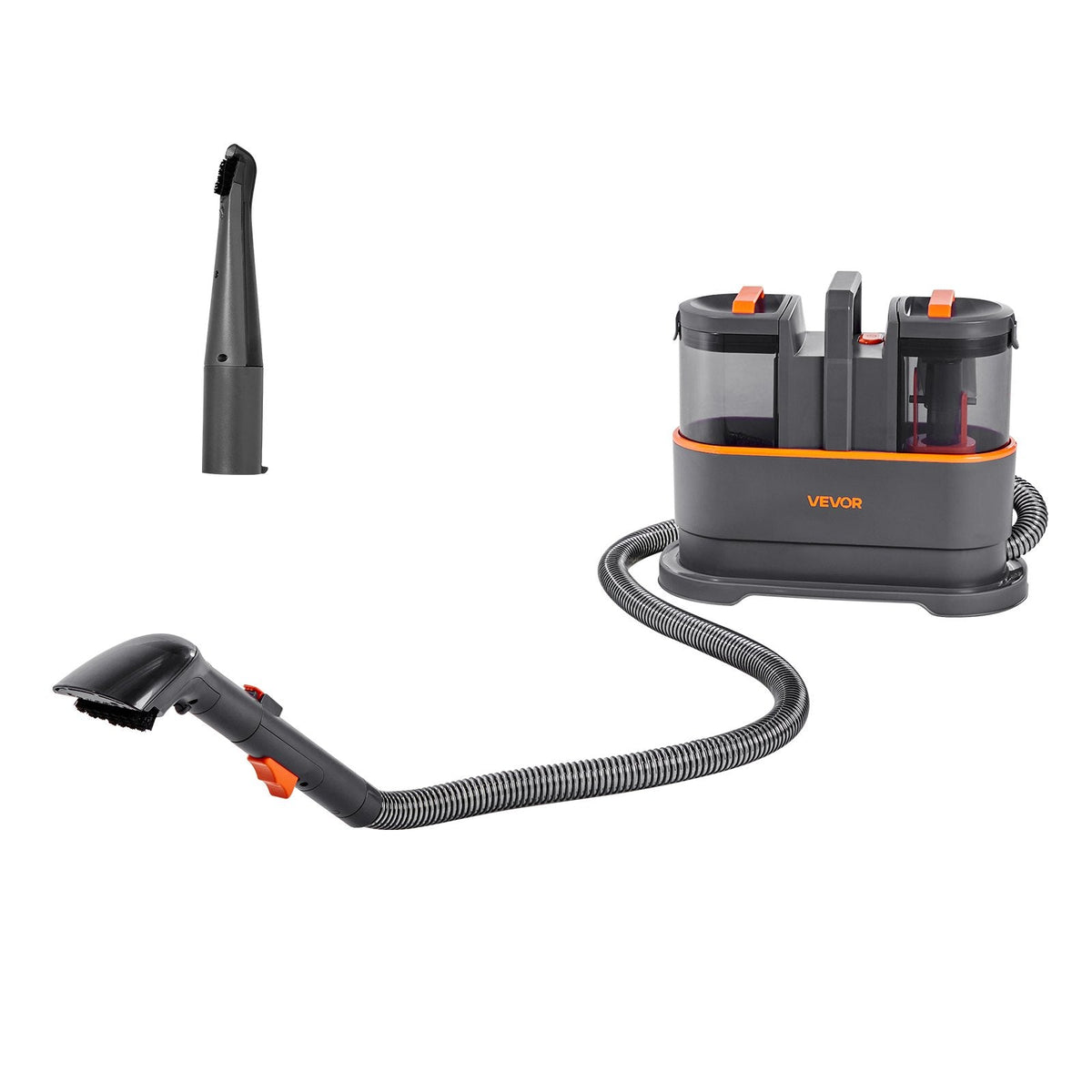 Portable Carpet Cleaner Machine Dual-Water Tank 11.5Kpa Upholstery Cleaner