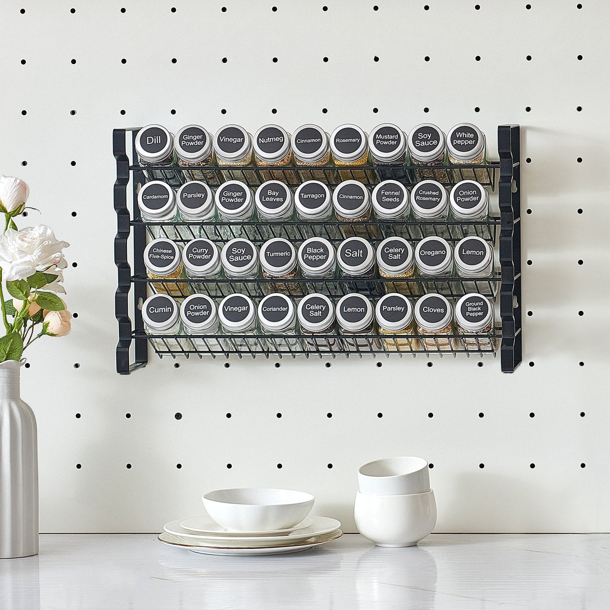 Spice Rack Organizer For Cabinet Kitchen Countertop Seasoning Organizer 23x16 In