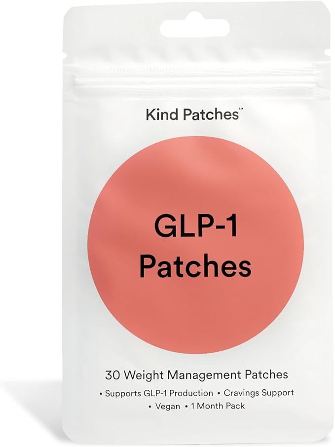 Kind Patches: 30 Metabolic Balance Patches, Berberine, Steady Release, Vegan, 1 Month Pack