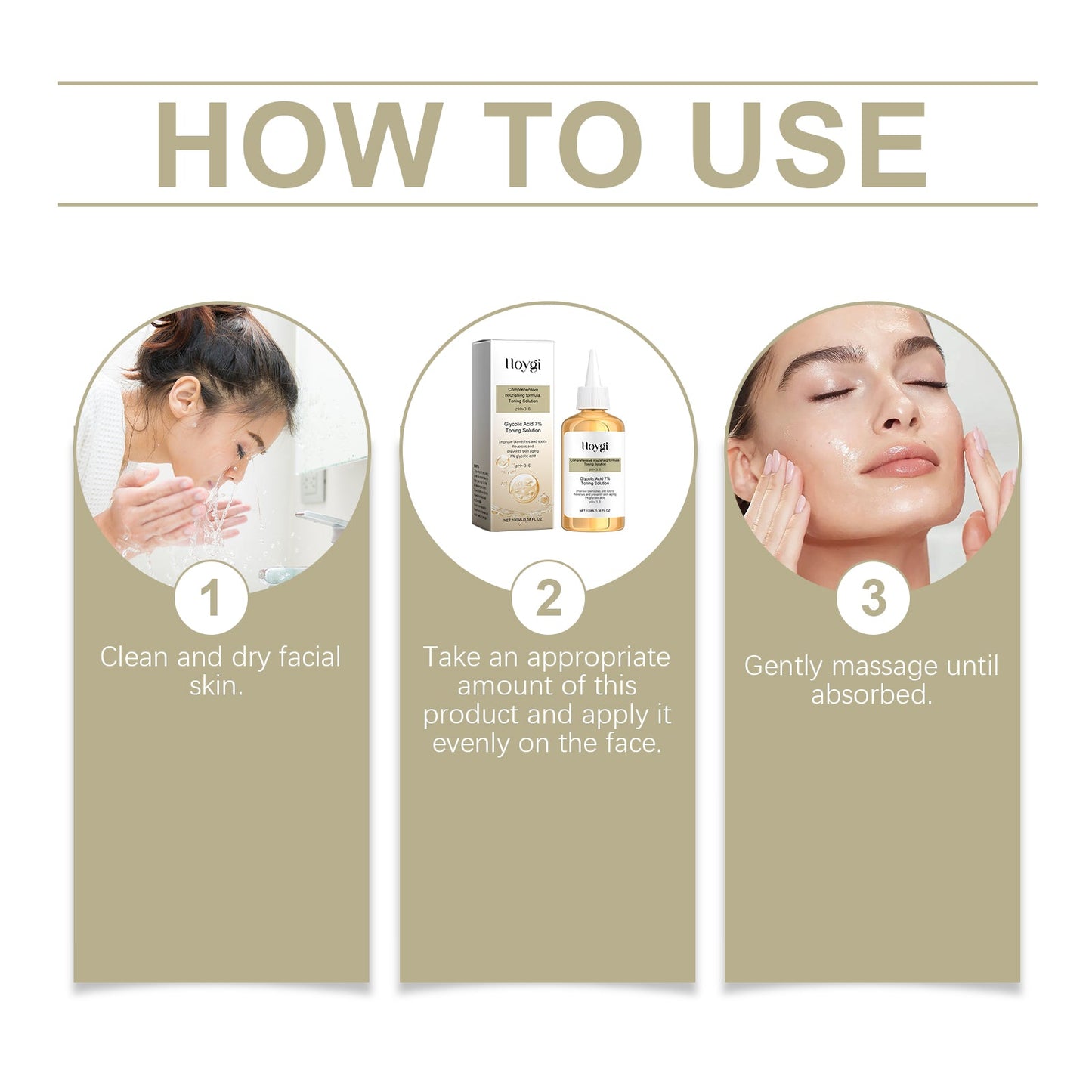 Hoygi Toner Gently Cleanses Face Balance Oil Delicate Tender Skin Moisturizing Moisturizing Toner