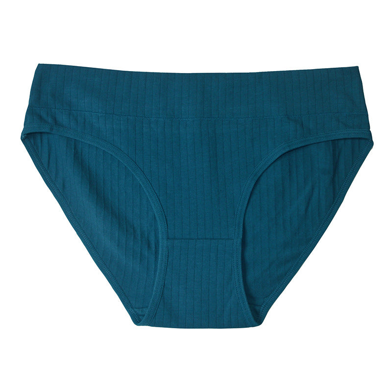 Cotton Mid Waist Women's Underwear Plus Size Women's Briefs