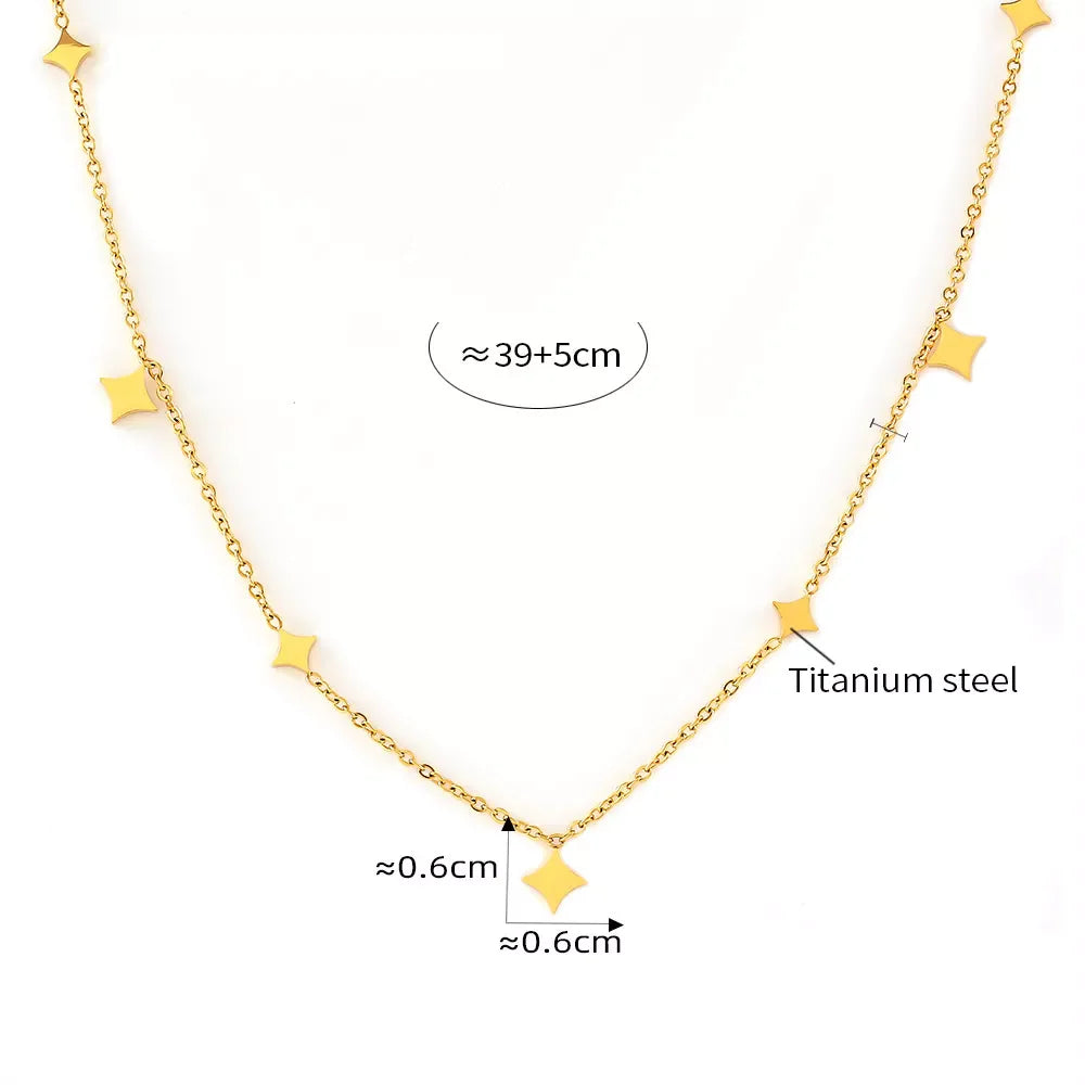 18K Gold-Plated Minimalist Necklace