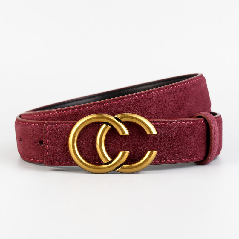 Double-C Buckle Belt
