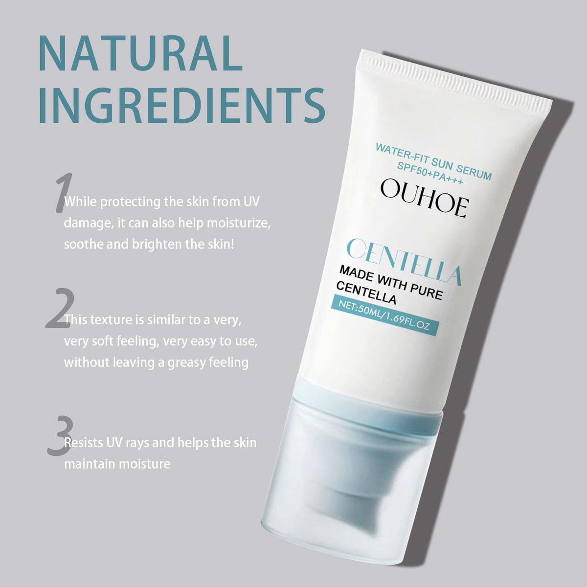 OUHOE Centella Water Fit Sunscreen Lotion