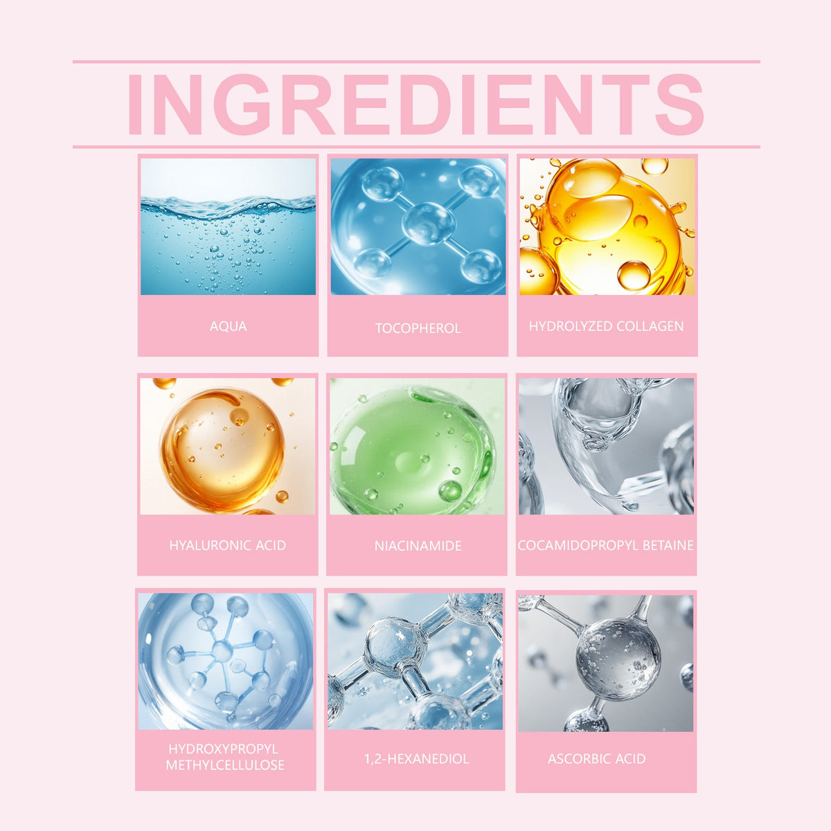 Hoygi 5 In 1 Multi-Effect Facial Cleanser, Gentle Skin-Friendly Daily Cleansing Pump Face Wash