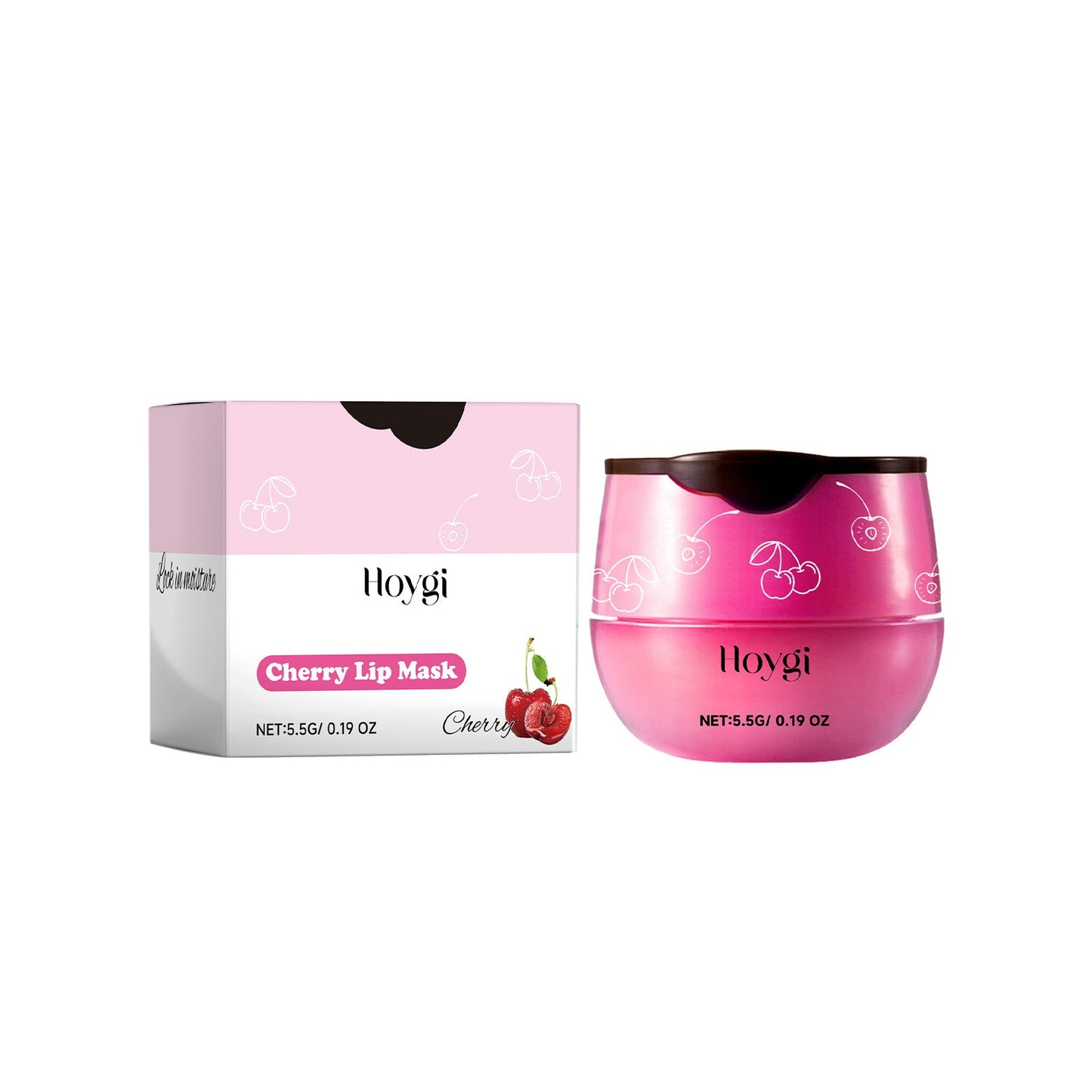 Hoygi Cherry Lip Mask, Lip Repair, Anti-Cracking, Moisturizing And Fading Lip Lines Lip Care