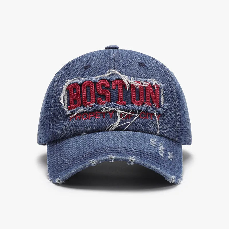 Letter Adjustable Cotton Baseball Cap