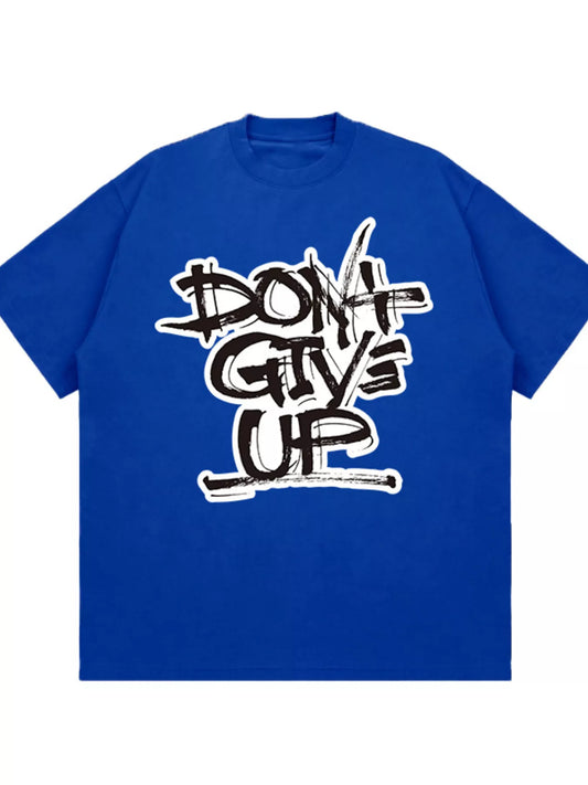 Men's Letter Graphic Crew Neck T-Shirt