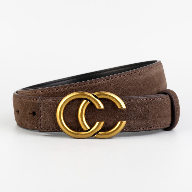 Double-C Buckle Belt