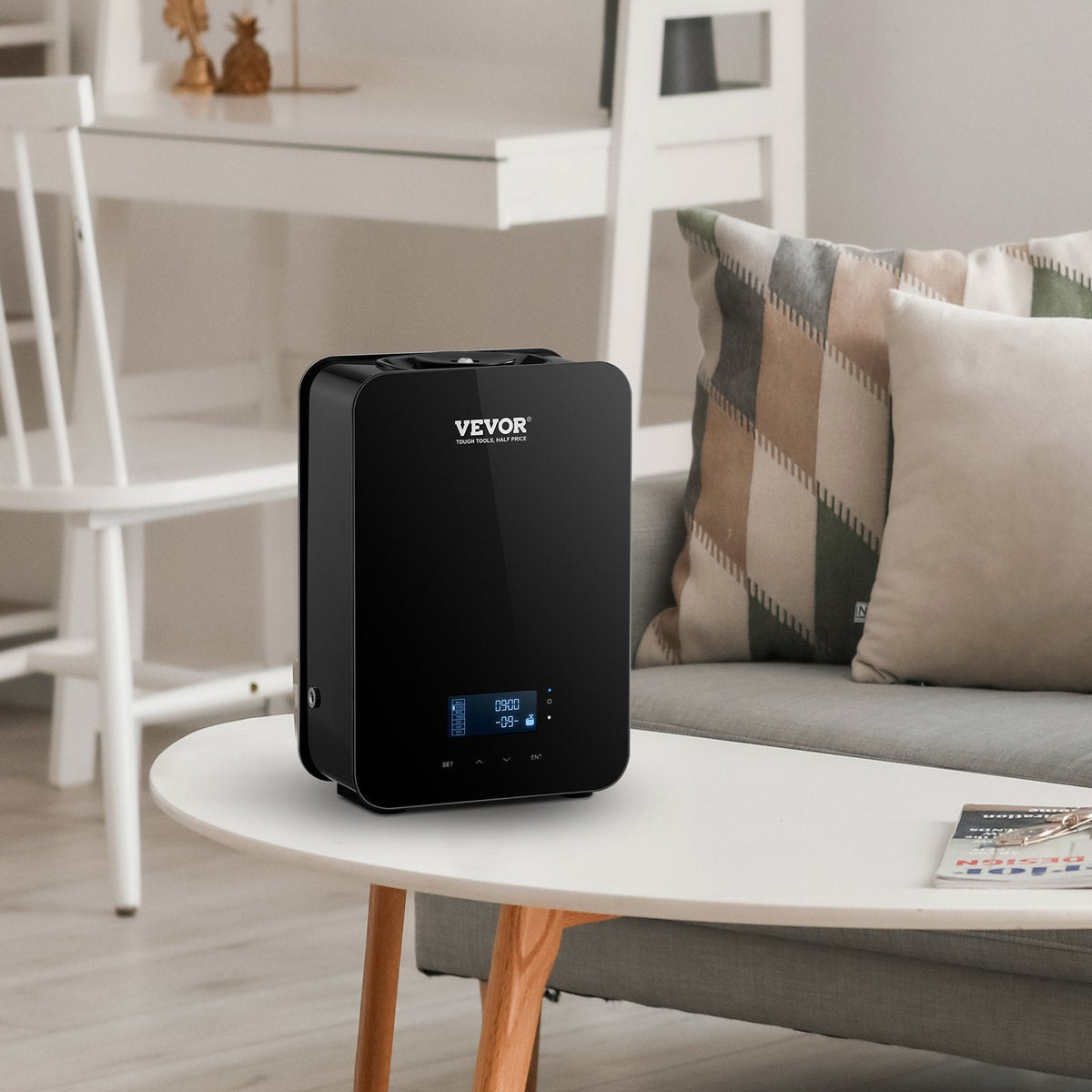 VEVOR Upgrade HVAC Scent Diffuser, Smart Scent Air Machine For Home, 180ML With Cold Air Technology, Waterless Essential Oil Diffuser, Cover Up To 2000 Sq.Ft For Living Room, Office, Spa, Hotel