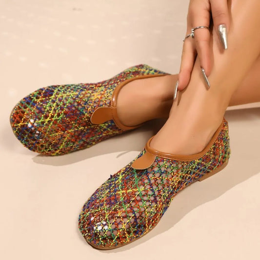 Round Toe Flats Slip-Ons