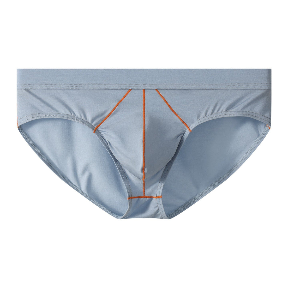Mens Sexy Low-rise Solid-color Briefs