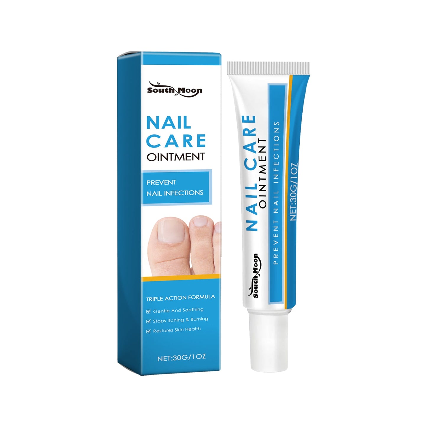 South Moon Nail Care Cream, Pamper And Nourish Your Nails With A Gentle Cleansing Soft Nail Care Cream