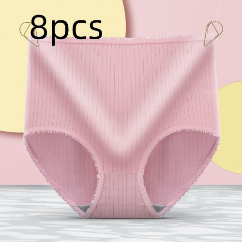 Women's Fashion High Waist Lace Panties Belly Lifting Hip Shaping