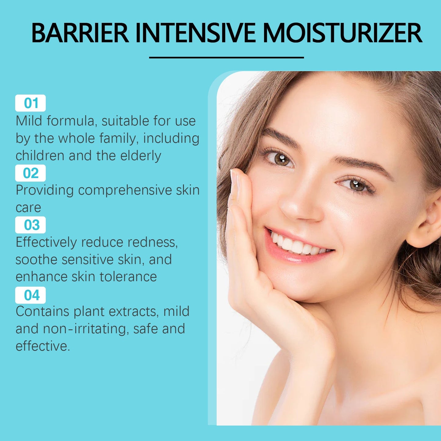Hoygi Centella Repair Moisturizer Hydrates, Firms And Relieves Dry Skin Skin Repair Moisturizer