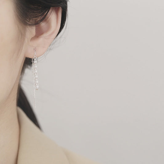 925 Sterling Silver Threader Earrings