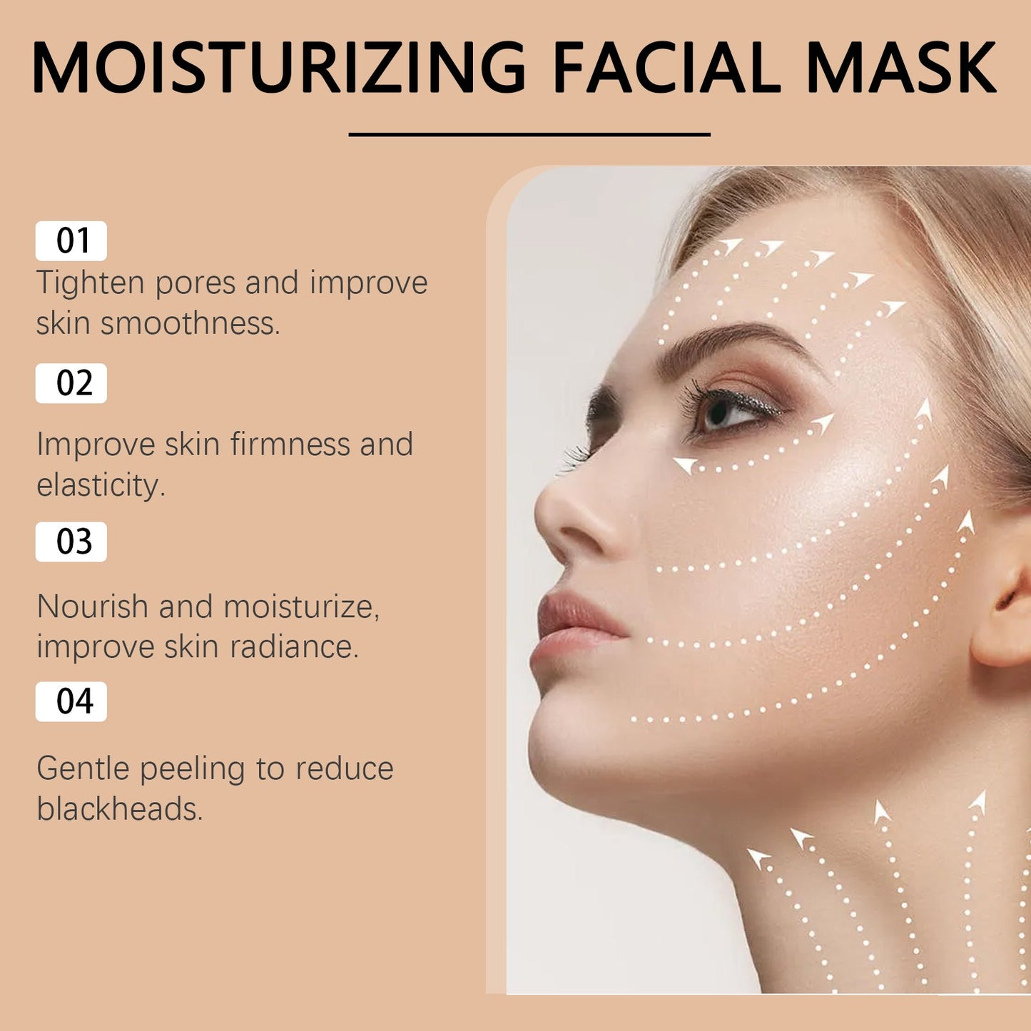 Ouhoe Collagen Peel Mask Moisturizes And Brightens Skin Tone And Reduces Fine Lines Peel Mask