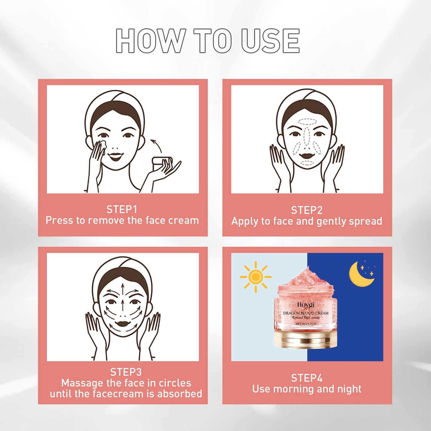 Hoygi Retinol Face Cream, Firming Smooth Skin To Fade Out Fine Lines Dry Tyra Facial Contour Lines