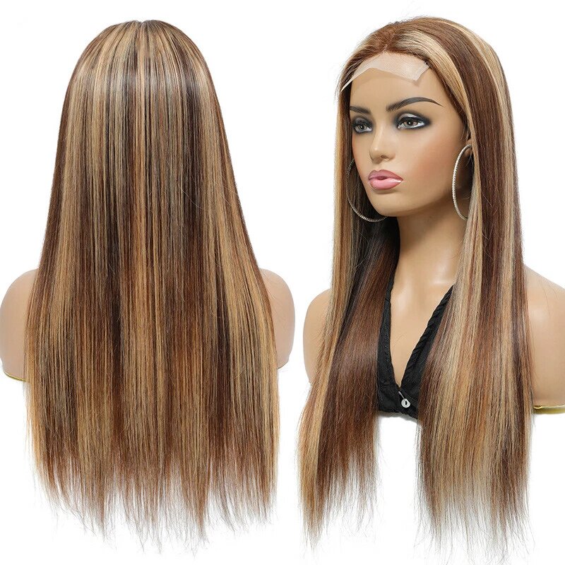 4x4 Lace Straight Human Hair Wig Density