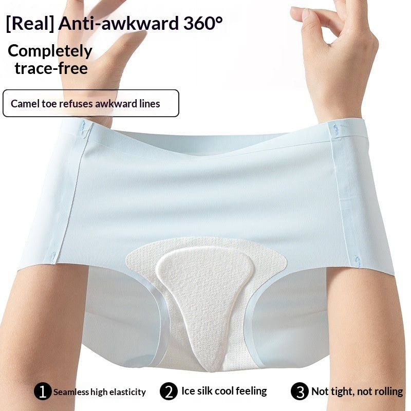 Anti-Embarrassment Line Peach Butt Yoga Antibacterial Sports Fitness Invisible Seamless Womens Underwear