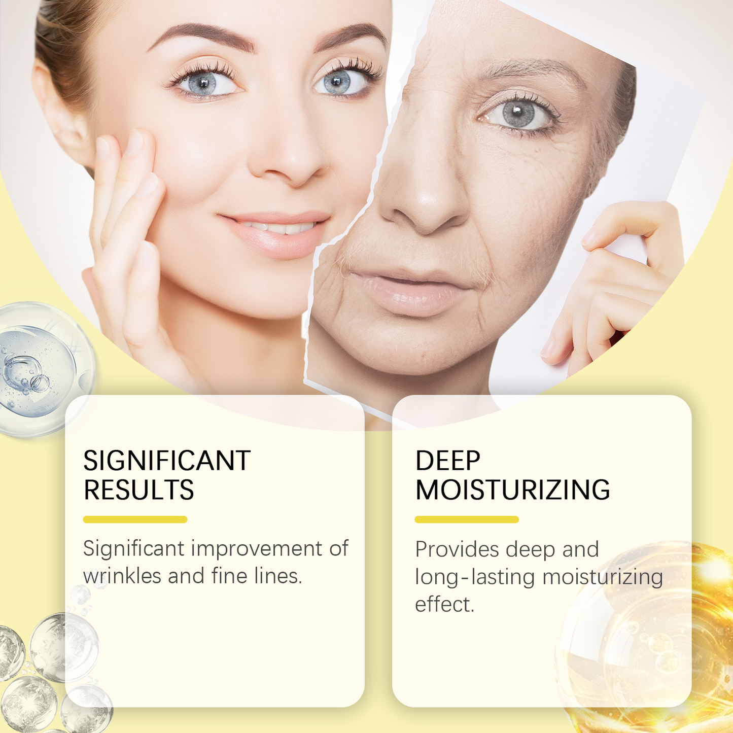 West&Month 24k Gold Skin Care Essence, Hyaluronic Acid Essence Gently Nourishes And Moisturizes Facial Skin