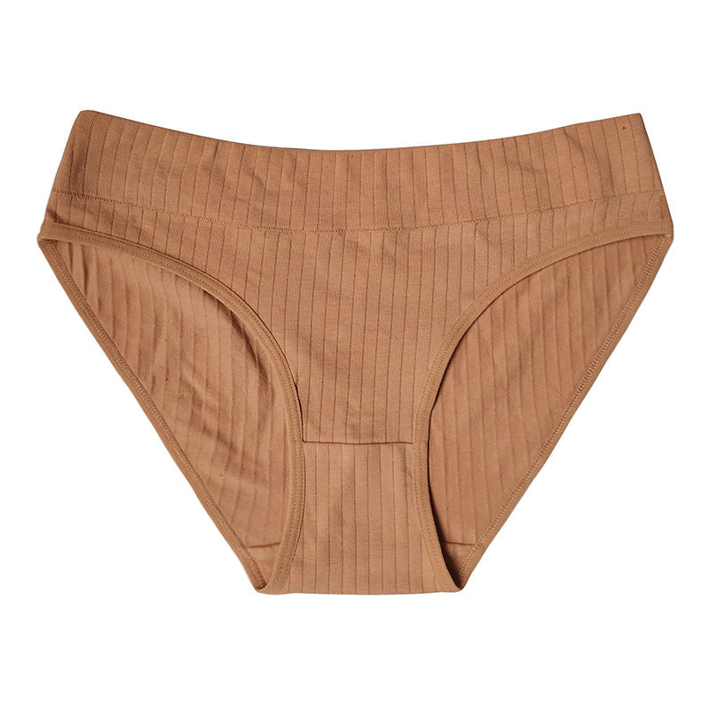 Cotton Mid Waist Women's Underwear Plus Size Women's Briefs