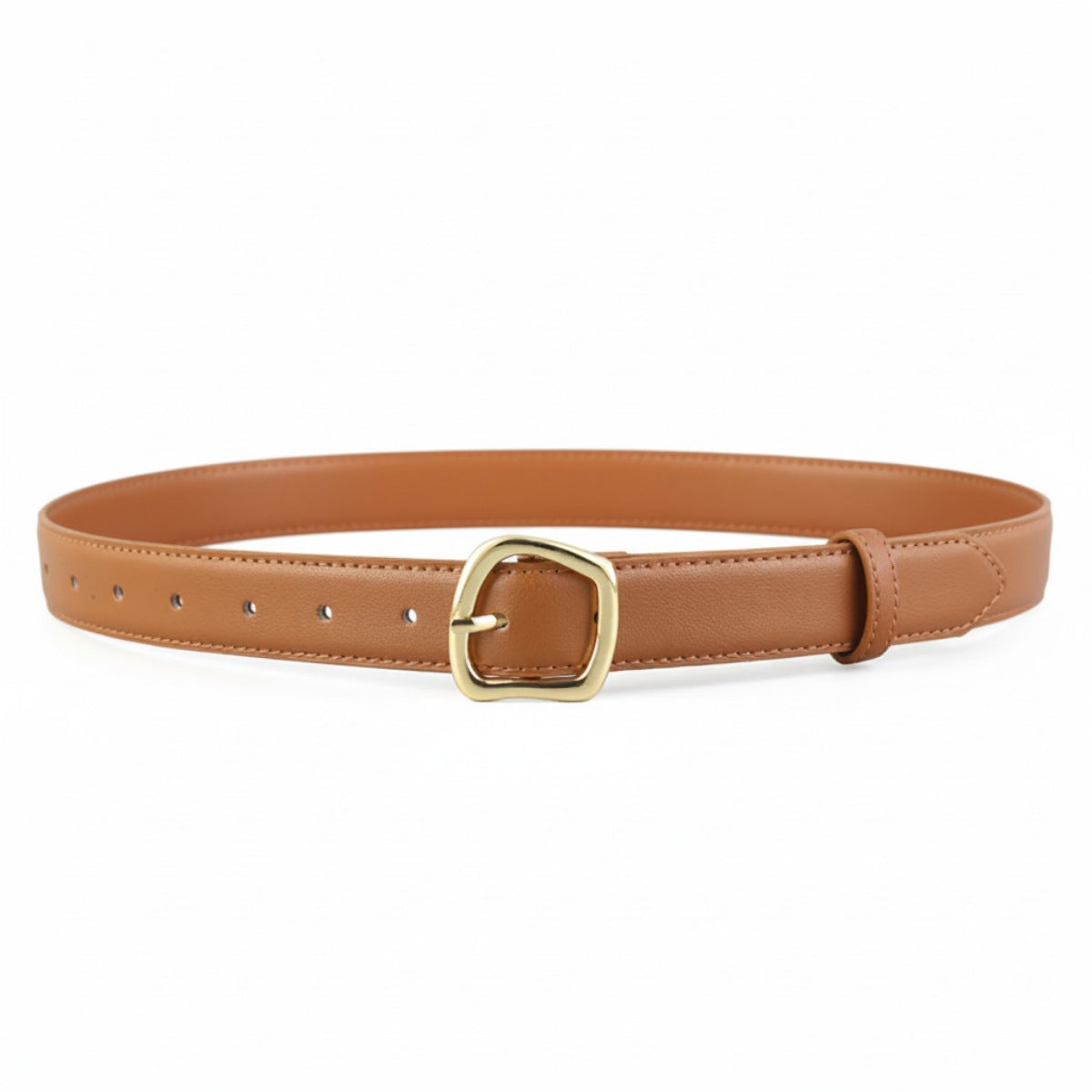 Classic Golden Buckle Belt