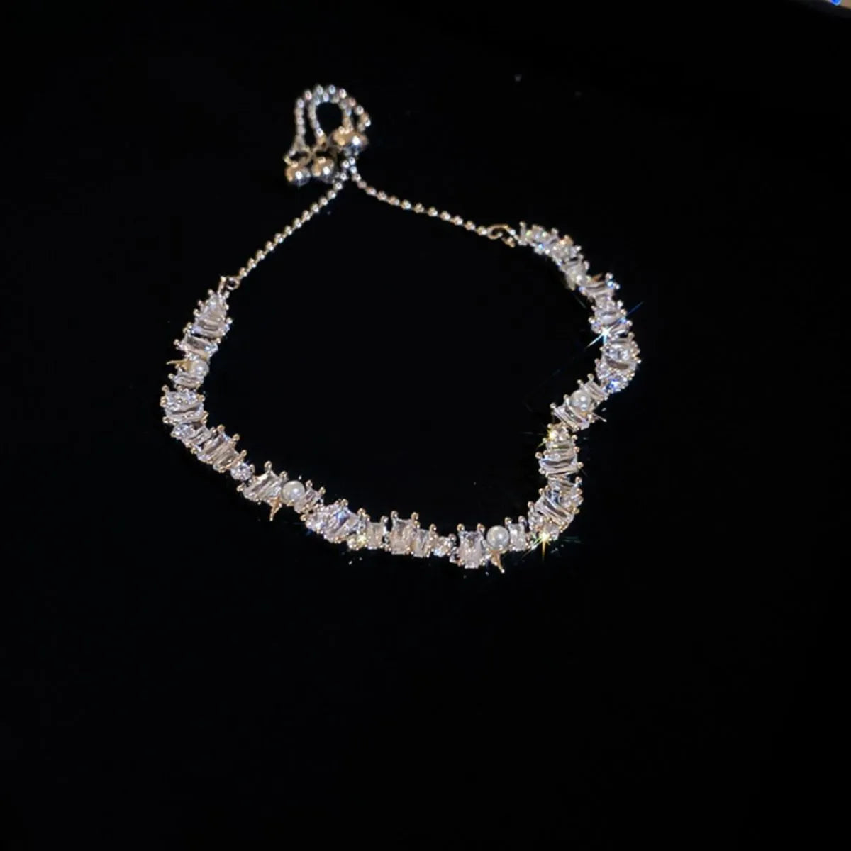 Copper Zircon Bracelet