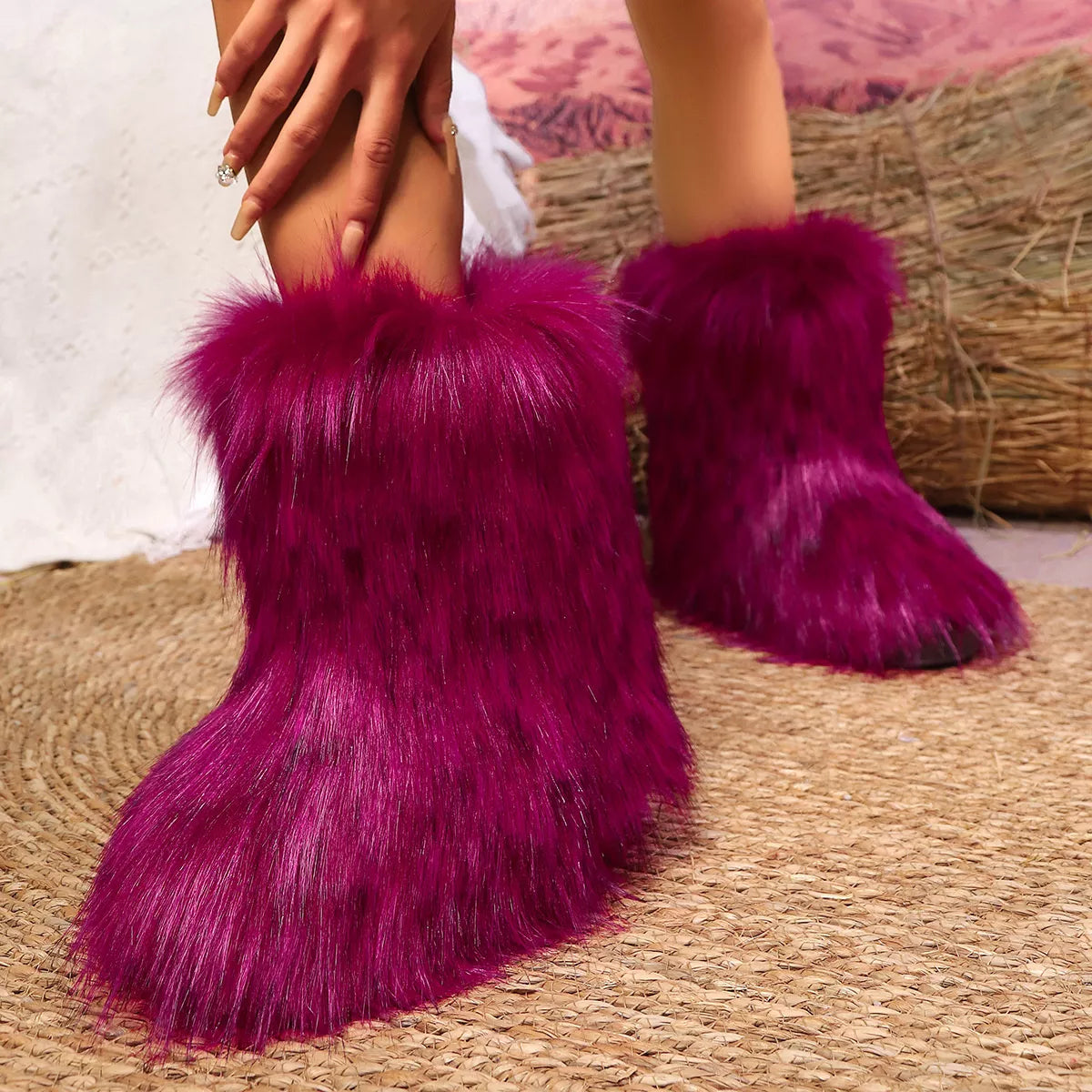 Faux Fur Winter Boots