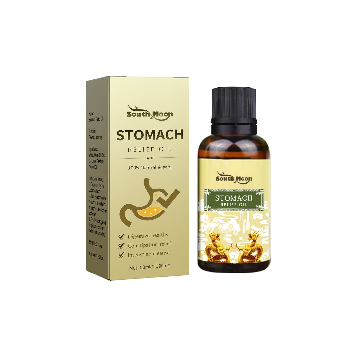 South Moon Body Care Oil Gentle Care For The Body, Refreshing And Non-Sticky. Body Massage Care Oil