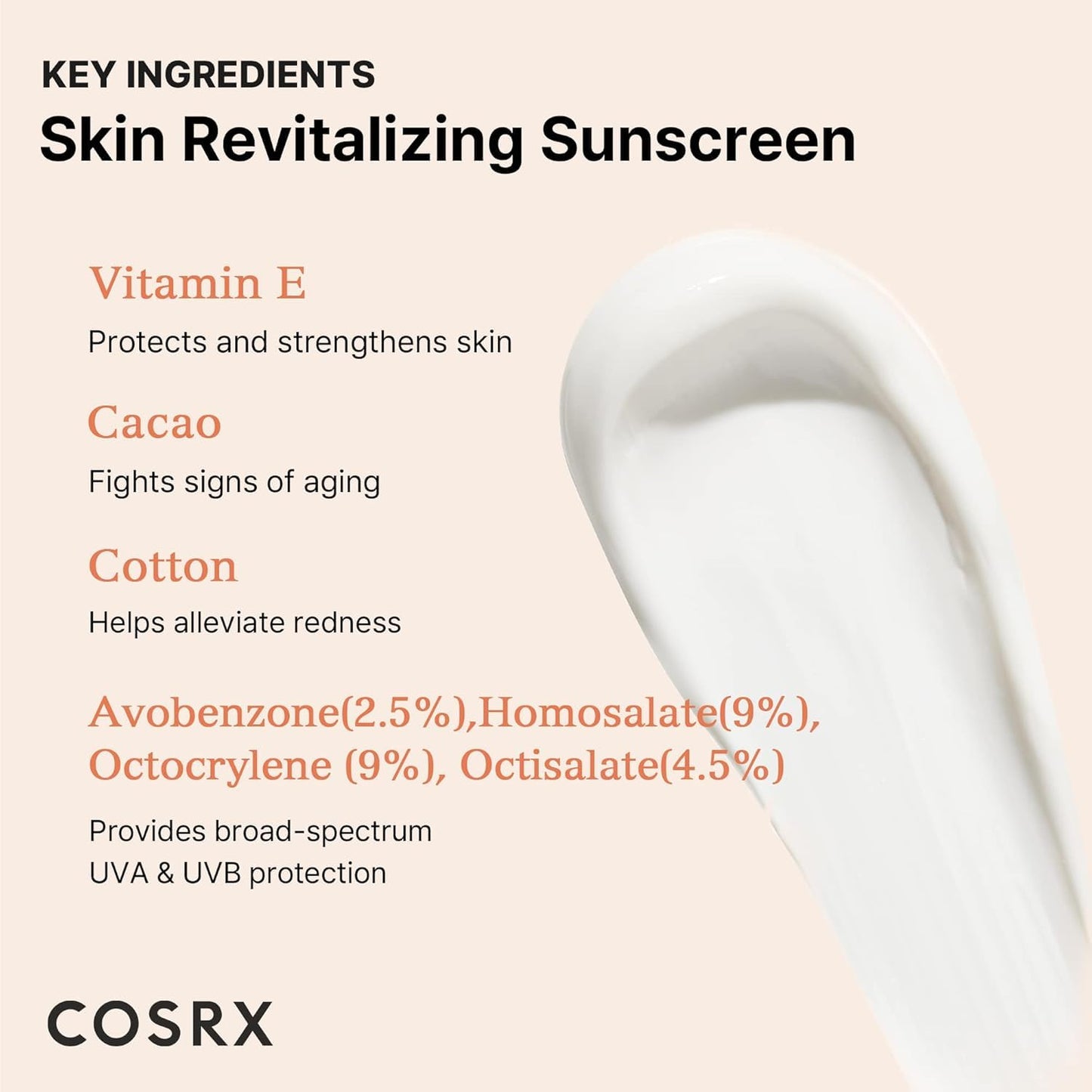 Cosrx Vitamin E Vitalizing Sunscreen SPF 50+