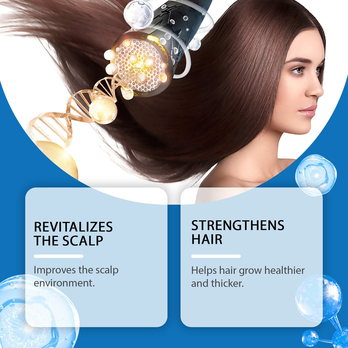 Cross-Border Popular Hair Roller Ball Essence Gently Cares For Scalp Hair Growth And Nourishes Hair Root Roller Ball Essence 25ml