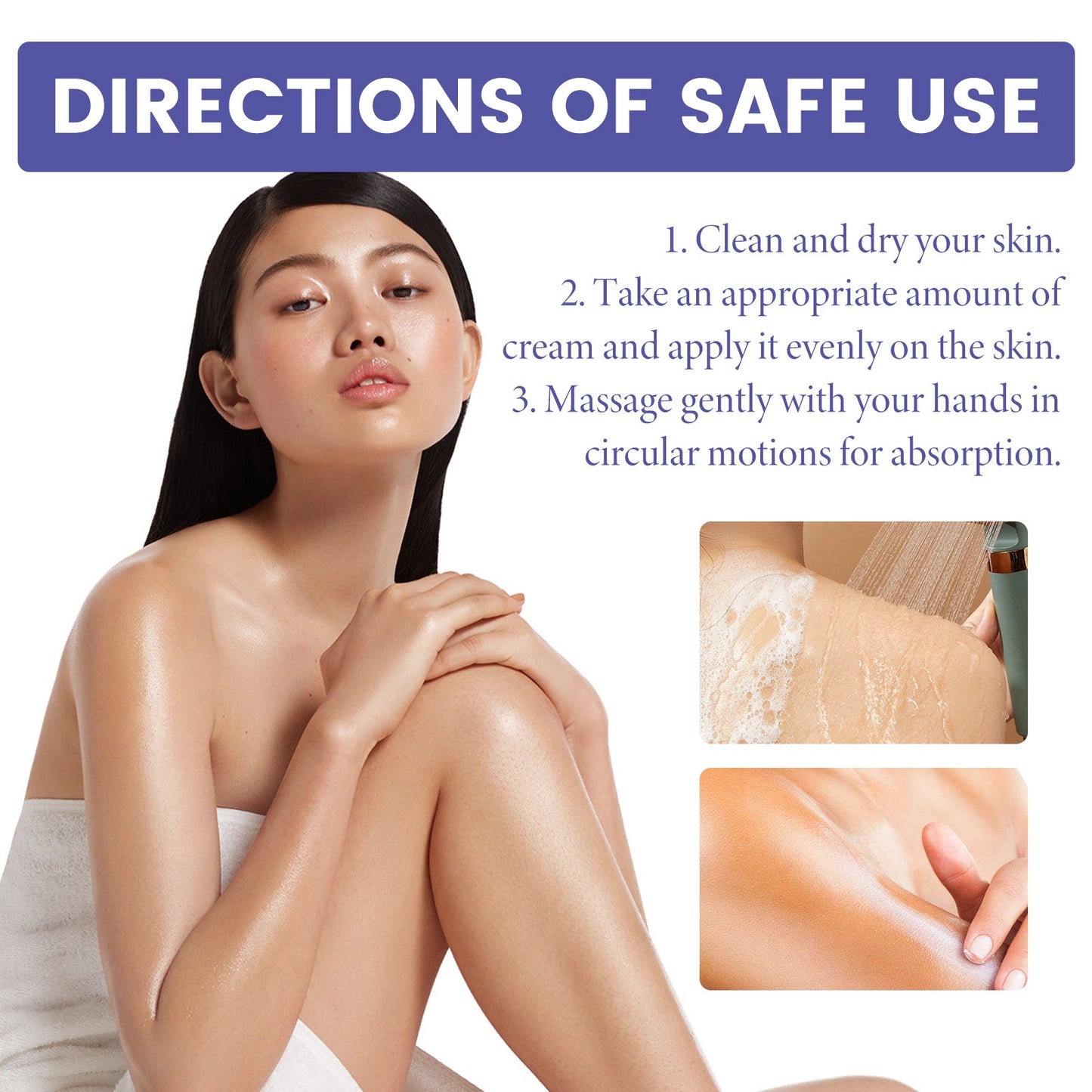 OceAura Hyaluro Nicacid-Instant Skin Hydrator, Fade Fine Lines Body Skin Firming Moisturizing Tender Smooth Shine Cream
