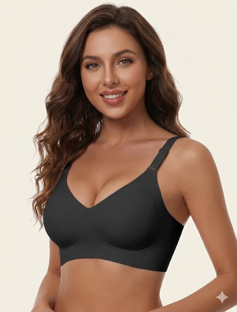Comfortable Seamless Full Coverage Bra For Women Wireless Bras With Soft Support Regular And Plus Size