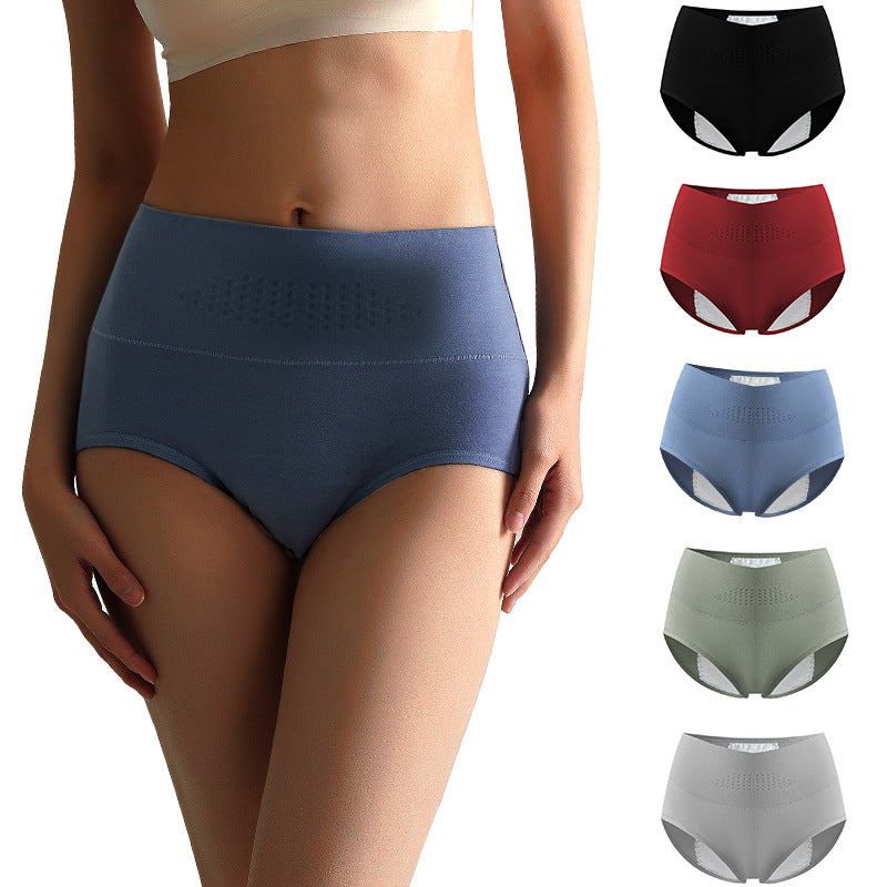 High Waist Plus Size Cotton Women's Menstrual Panties
