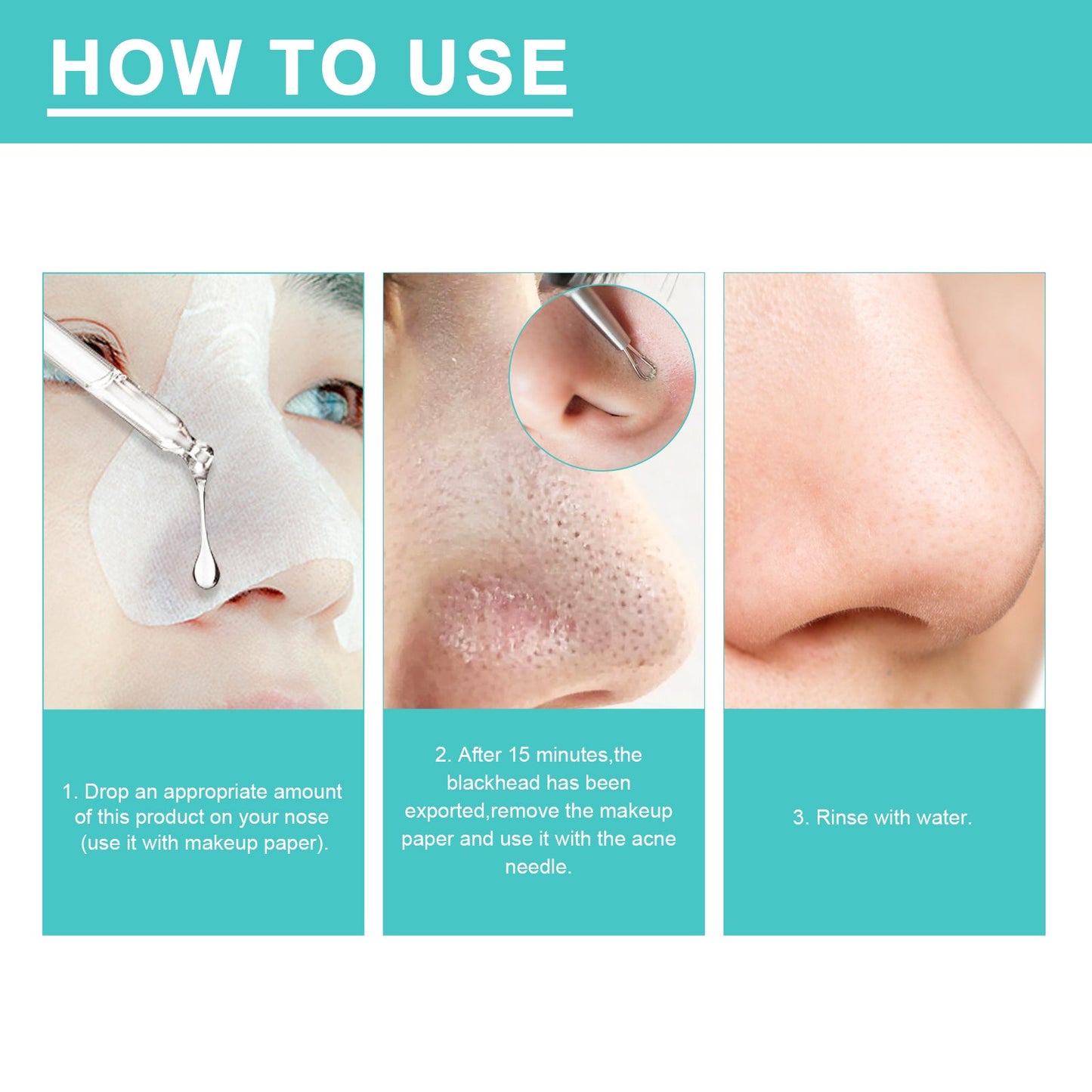 EELHOE Blackhead Nose Mask Moisturizes And Smoothes The Skin, Removes Blackheads From Acne And Deeply Cleans Pores And Dirt