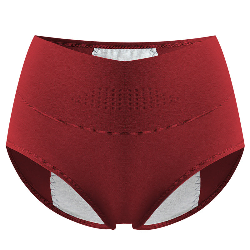 High Waist Plus Size Cotton Women's Menstrual Panties