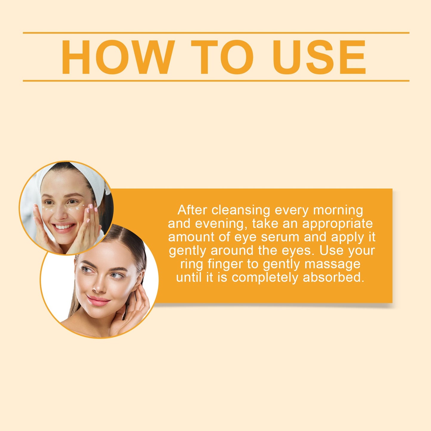Jaysuing Vitamin C Eye Cream Nourishes And Hydrates The Skin Around The Eyes, Tender And Brightening Massage Eye Cream