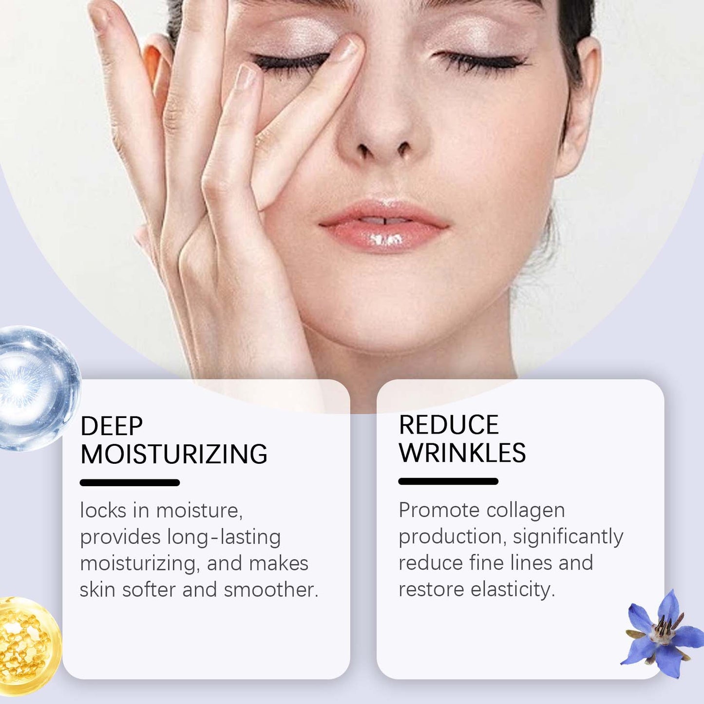 OUHOE Facial Firming Serum Moisturizes And Moisturizes Facial Skin Gently And Nourishes Daily Skincare