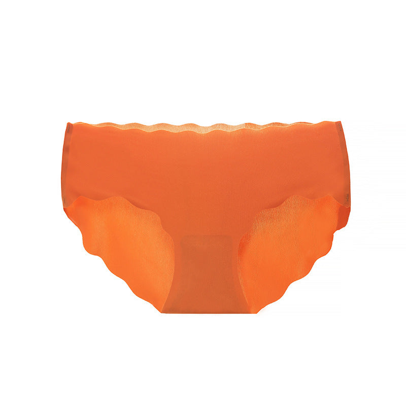 Women's Pure Cotton One-piece Ice Silk Seamless Panties