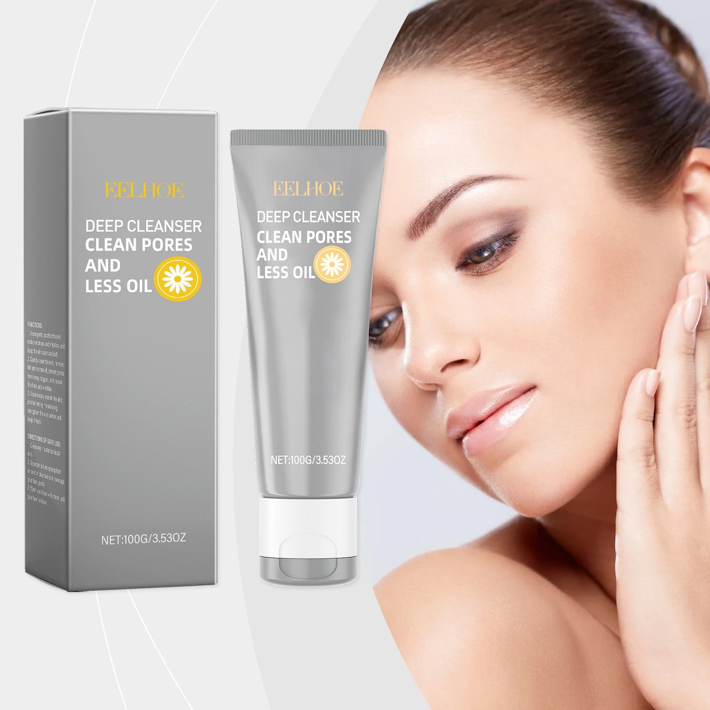 EELHOE Amino Acid Cleanser, Gentle Cleansing Facial Skin Moisturizing And Nourishing Skin Care Cleanser